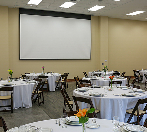 Wedding Reception Catering Masonic Center Indoor Reception Table Set Up