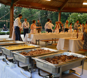 Wedding Reception Catering TW Shelter Outdoor Food Set Up